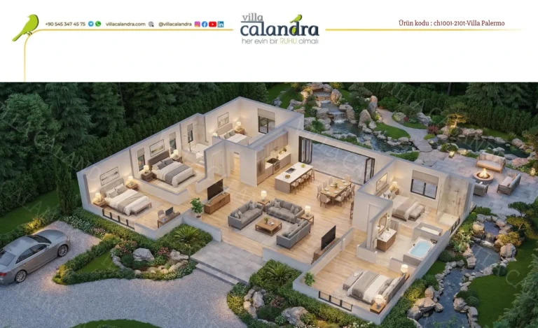 1001-2-villa palermo- hafif çelik-plan
