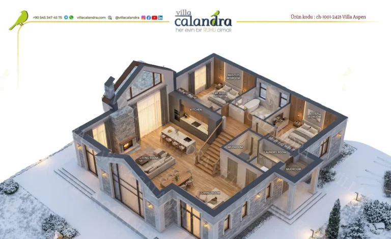 1001-3-villa aspen- hafif çelik-plan
