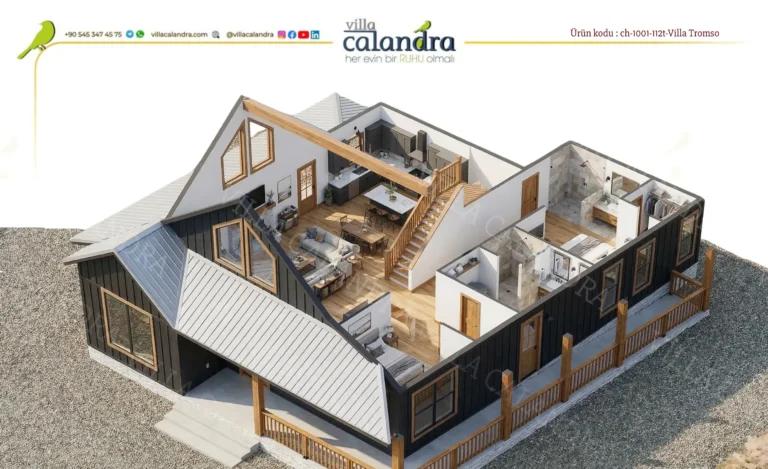 1001-8-villa tromso- hafif çelik-plan